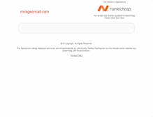 Tablet Screenshot of mirageoncall.com